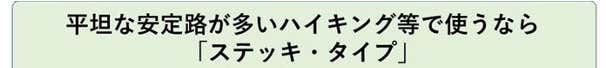 ステッキタイプタイトル