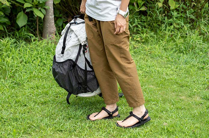 ルナサンダル アウトドア使用