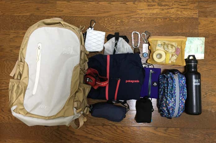 ミレー　クーラ20 ハイキング　荷物　リュック