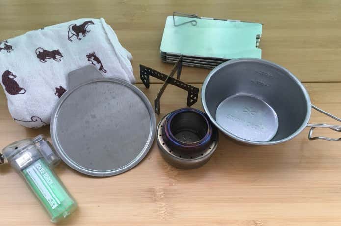 シェラカップ炊飯　アルスト　道具