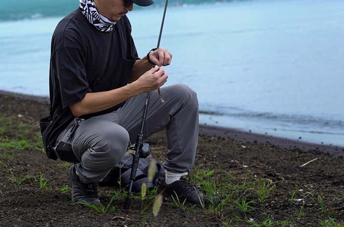 PLAY Stretch Nylon Pantで釣り