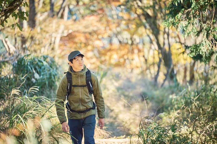 紅葉の登山
