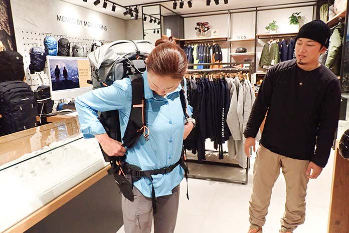 マムート大阪 荷重体験