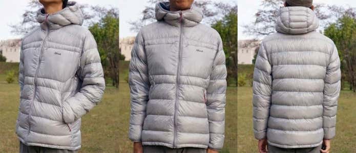 行動中に着る冬季登山用ダウンウェア。ナンガの「ミニマリスム