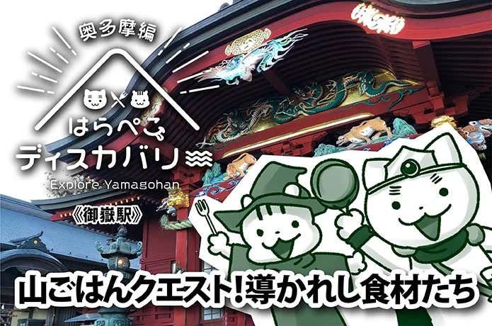 はらぺこディスカバリー《御嶽駅》山ごはんクエスト！導かれし食材たち