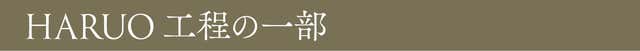 HARUO工程の一部