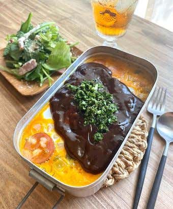 メスティンマニア　メスティン　レシピ　デミオムライス