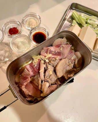 メスティンマニア 豚バラ塩麻婆豆腐 メスティン レシピ