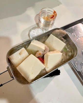 メスティンマニア 豚バラ塩麻婆豆腐 メスティン レシピ