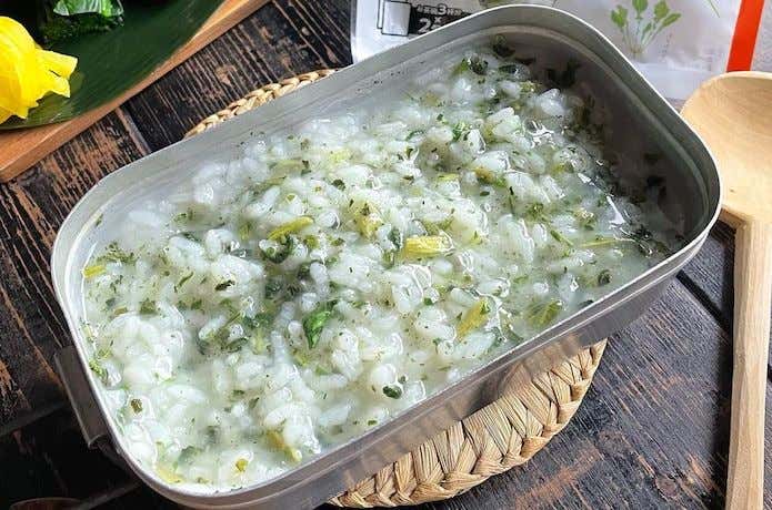 メスティンマニア　七草粥　レシピ　メスティン
