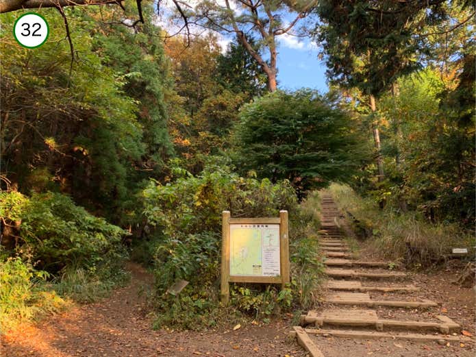 もみじ台巻道分岐