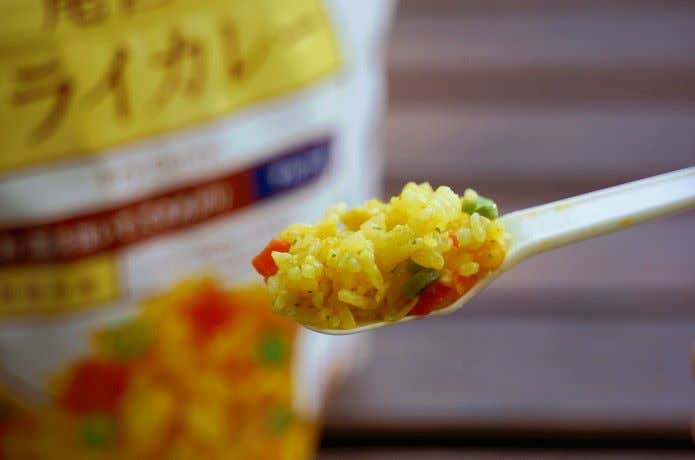 出来上がった「尾西のドライカレー」