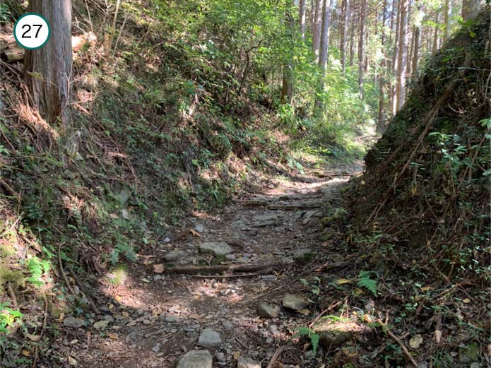 洗堀状の急登区間