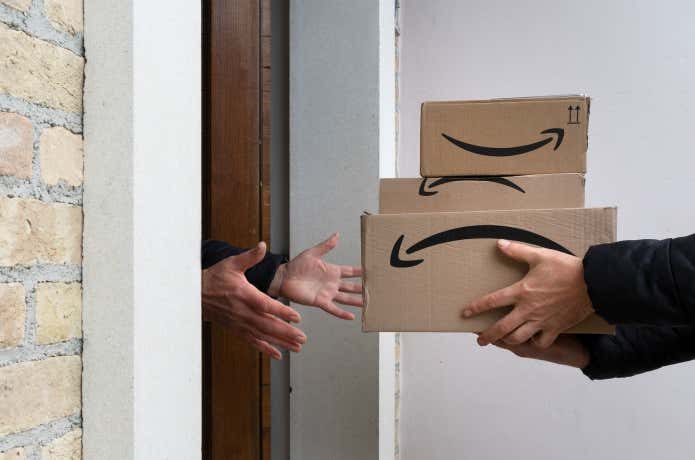 Amazonの段ボール