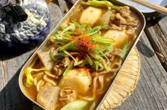 メスティン　レシピ　カレーそば