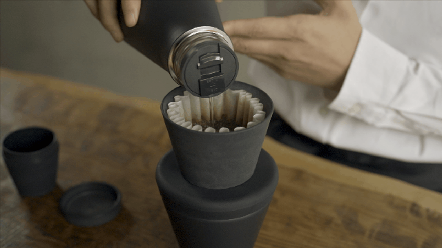 プロのような抽出を再現できる注ぎ口