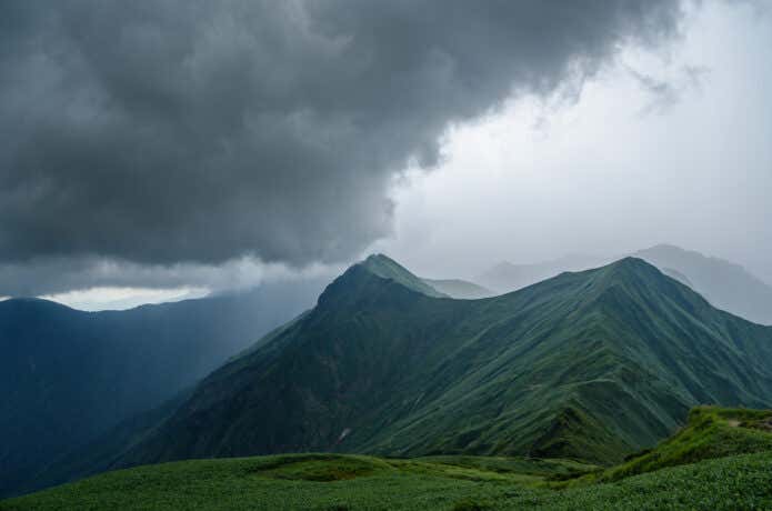 登山 天気 天気図