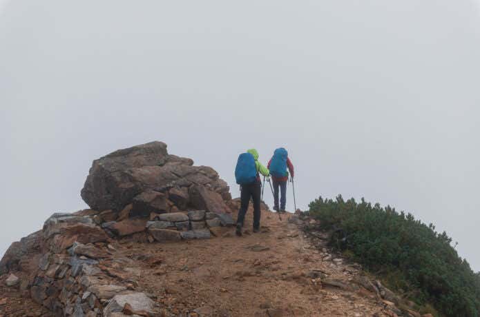 登山 天気 天気図