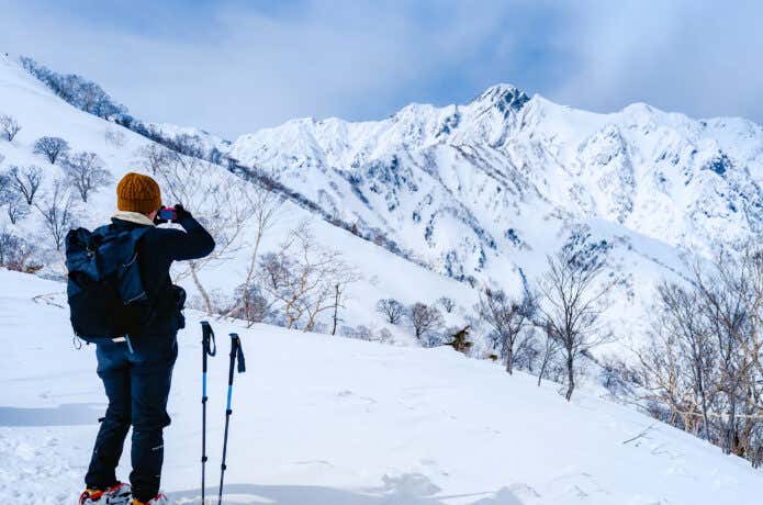 雪山登山者