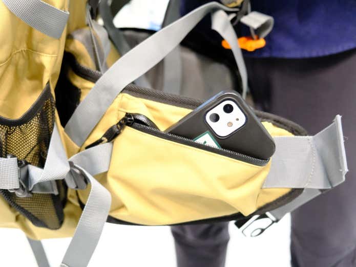 INAREM シェルバッグ 50 ウエストベルトのポケット