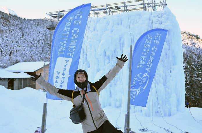 アイスキャンディ　楽しむ人