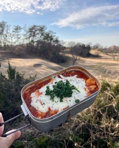 焼かないミートソースドリア メスティンマニア　レシピ