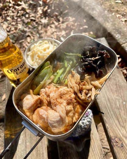 メスティンマニア　レシピ 豚ごぼう山椒味噌鍋