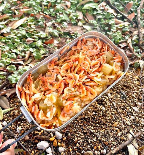 メスティンマニア　レシピ　桜海老とフキの炊き込みご飯