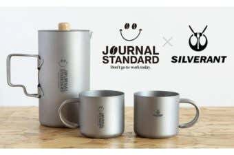 ☆チタン製フレンチプレスコーヒーメーカーセット＊シルバーアントとＪＳＦのコラボ製 detail_32286_16789429002814-