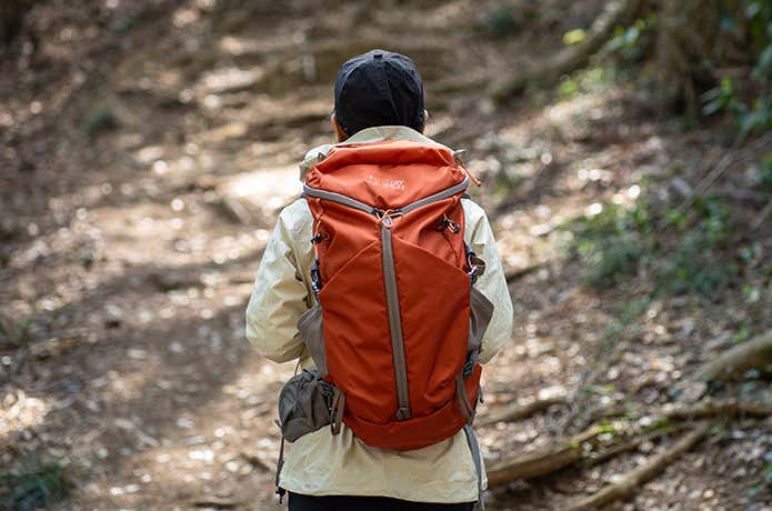 ミステリーランチのザックで登山