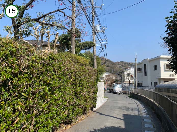 閑静な住宅街