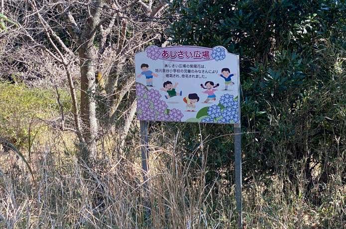 鋸山のあじさい広場