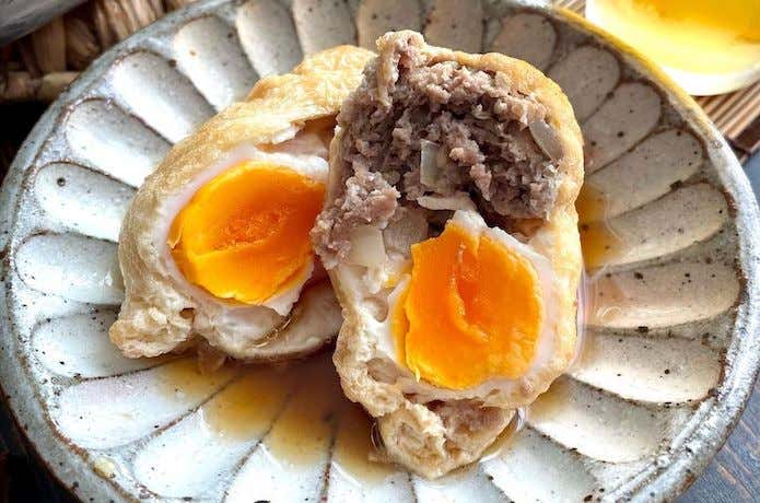 メスティンマニア　レシピ　豚肉入り卵巾着