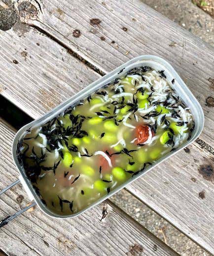 メスティンマニア　レシピ　しらすとひじきの和風チャーハン