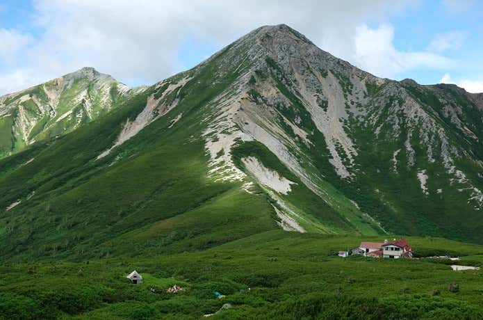 日本百名山の鷲羽岳