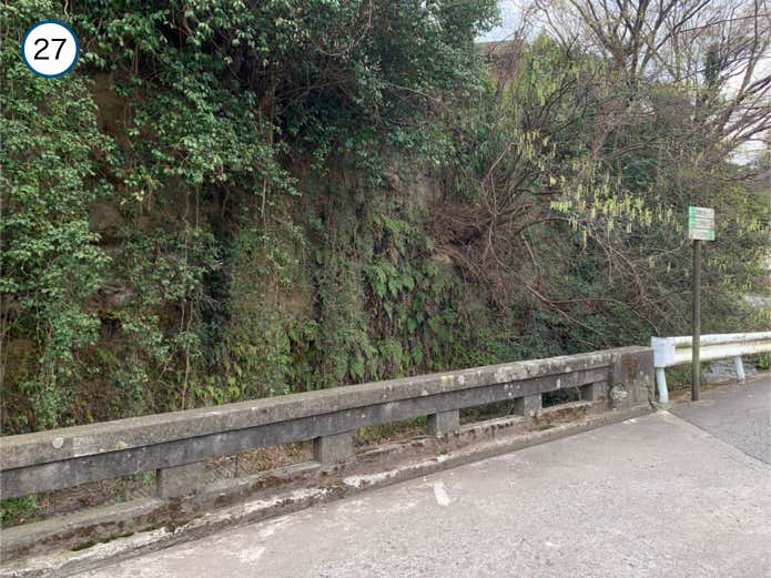 滑川との合流地点にある橋