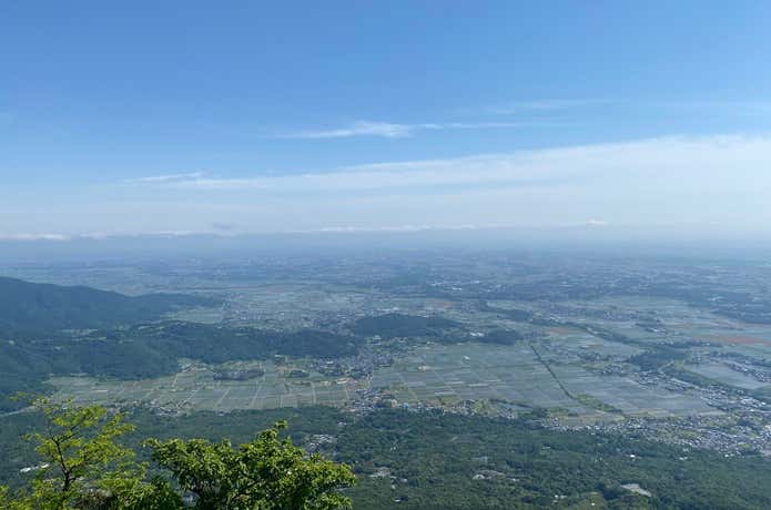 筑波山　男体山からの景色