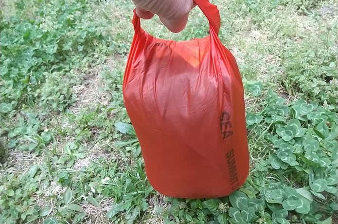 シートゥサミットのドライサック