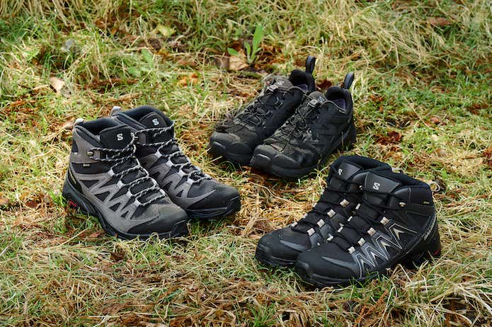 ほぼ新品[SALOMON]X BRAZE MID GORE-TEX 26.5cm - 登山用品