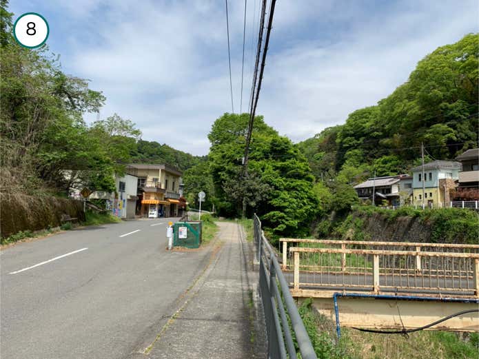 歩道の終点