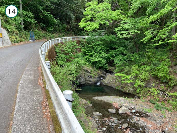 栃谷川の清流