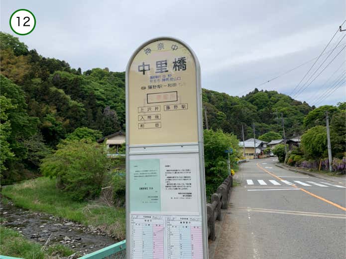 中里橋バス停