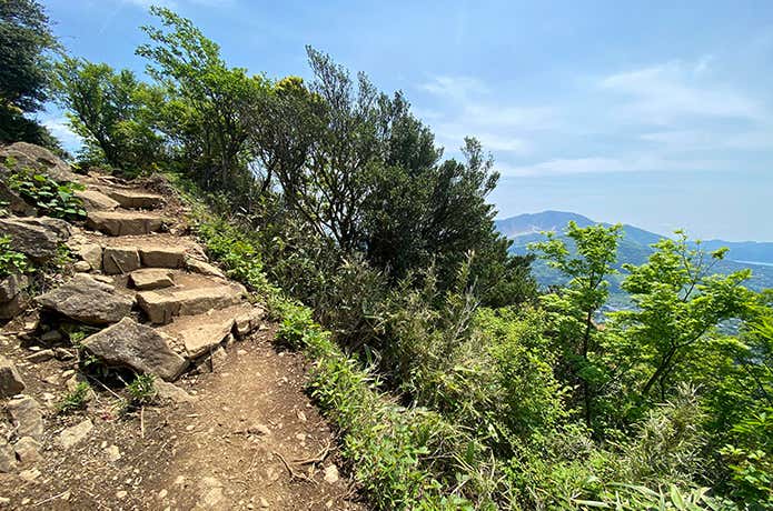 金時神社登山口 景色