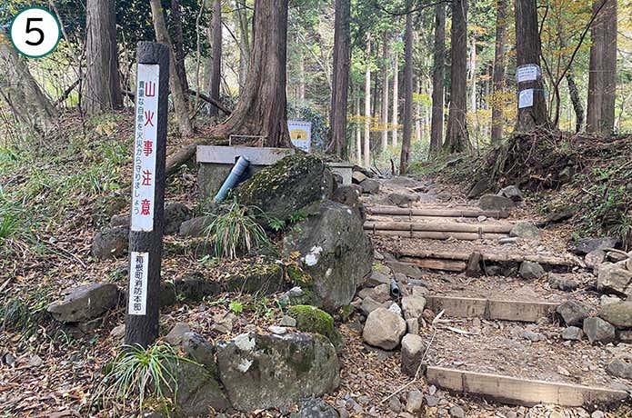金時神社登山口