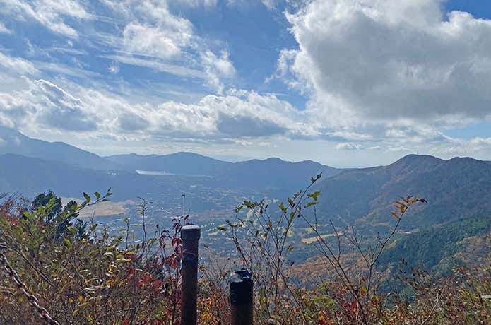 金時登山口との合流地点~金時山 振り返ったときの景色