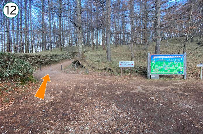 ⑫唐松尾根への登山道