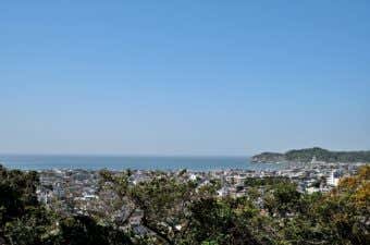 祇園山見晴台から見る鎌倉市街