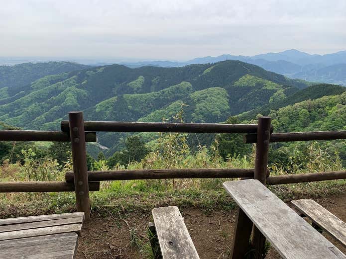 城山・高尾山の眺望