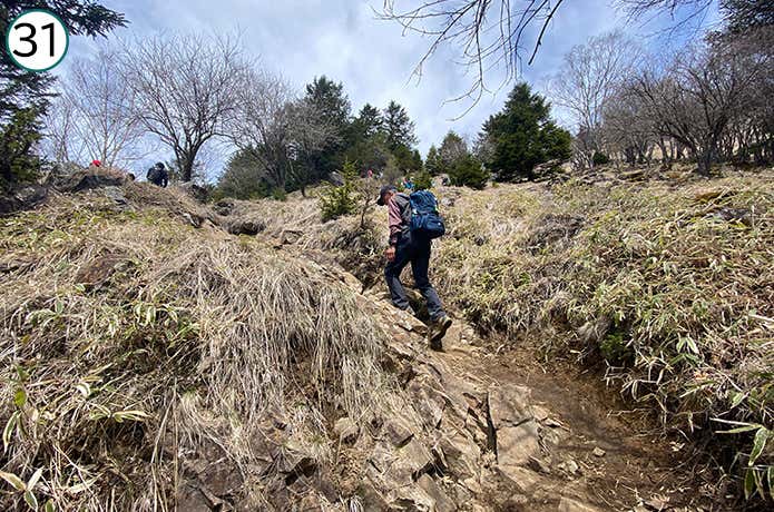㉛唐松尾根の登り