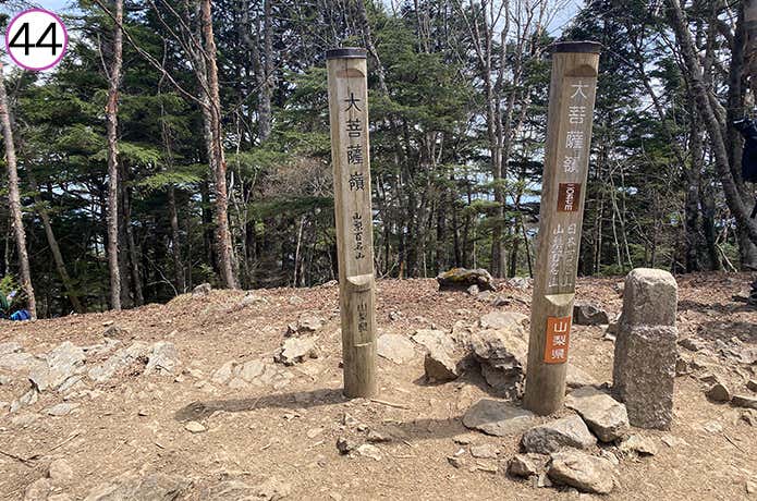 ㊹大菩薩嶺　山頂